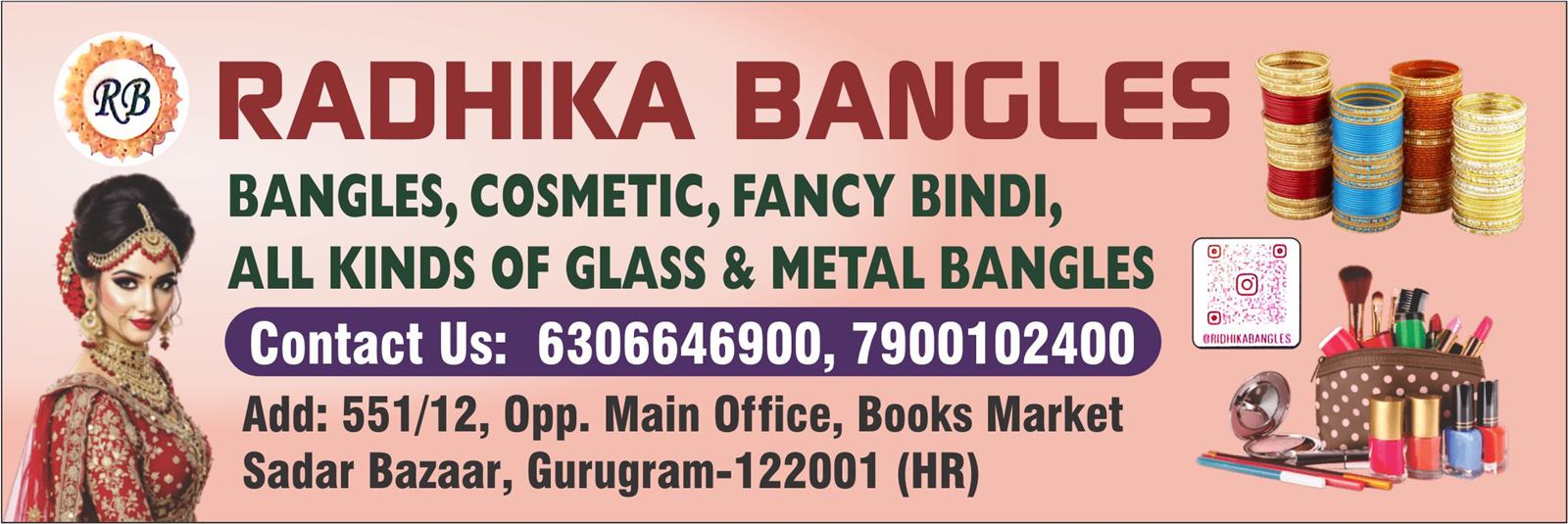 RADHIKA BANGLES (Cosmetic Shop in Sadar Bazar Gurugram)